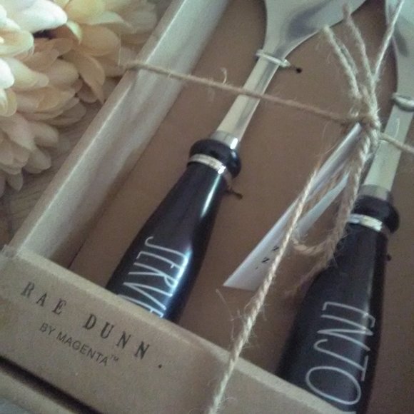 BNIB RAE DUNN Set of 2 Serving Spoons - Picture 2 of 5